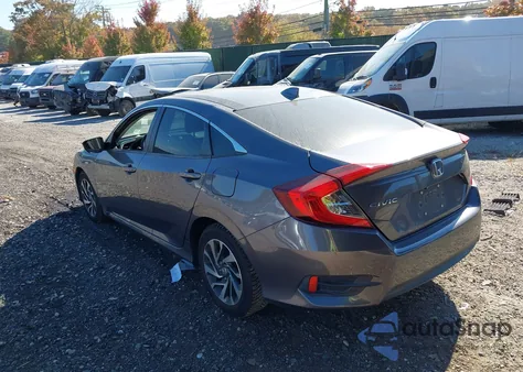 2017 Honda Civic Ex from USA, damaged, VIN 2HGFC2F74HH570108
